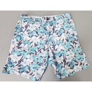 American Eagle Mens Size 33 Floral Hawaiian Print Next Level Flex Classic Shorts